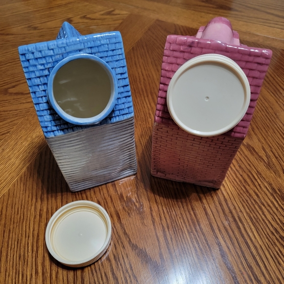 Two Vintage Ceramic Jar Shops Houses - Picture 5 of 6